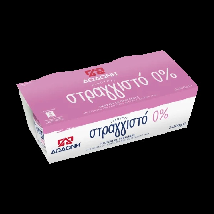 ΔΩΔΩΝΗ ΓΙΑΟΥΡΤΙ ΣΤΡΑΓΓ.0% 2X200gr