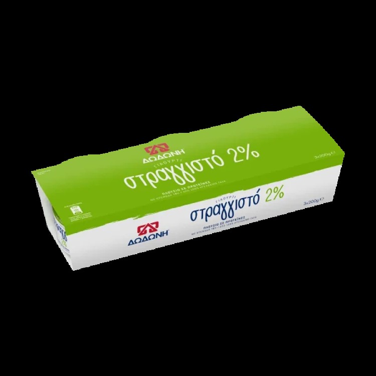 ΔΩΔΩΝΗ ΓΙΑΟΥΡΤΙ ΣΤΡΑΓΓ.2% 3*200GR