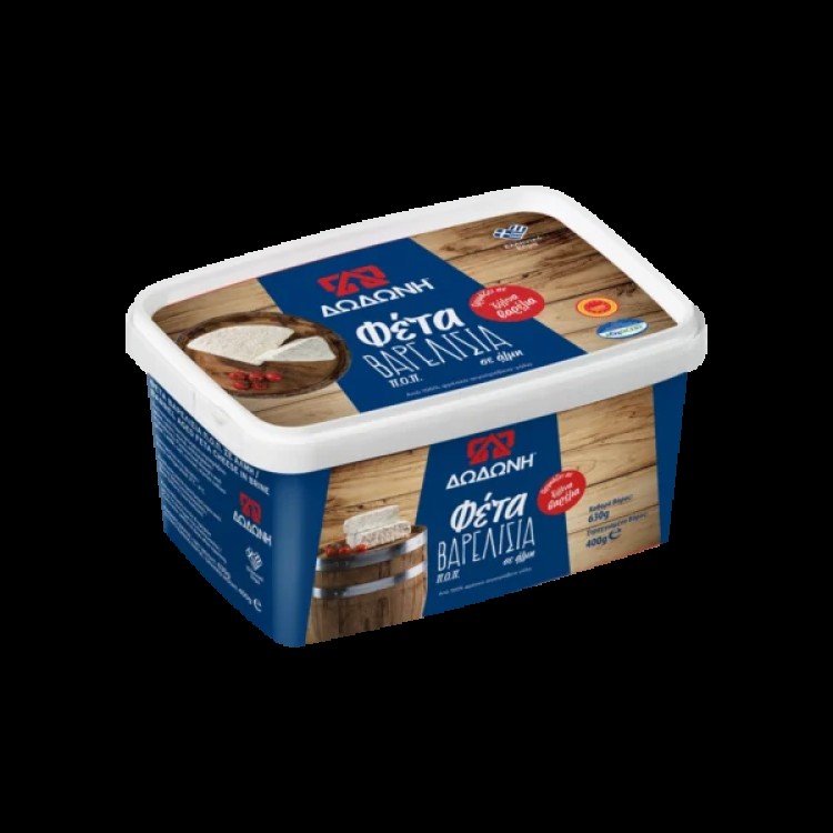 ΔΩΔΩΝΗ ΤΥΡΙ ΦΕΤΑ ΒΑΡΕΛ.400GR ΤΑΠ.
