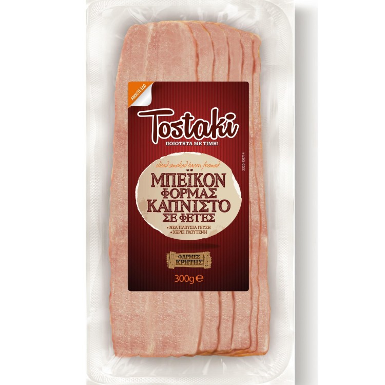 TOSTAKI ΜΠΕΙΚΟΝ ΦΟΡΜΑΣ ΚΑΠΝΙΣΤΟ ΦΕΤΕΣ 300g