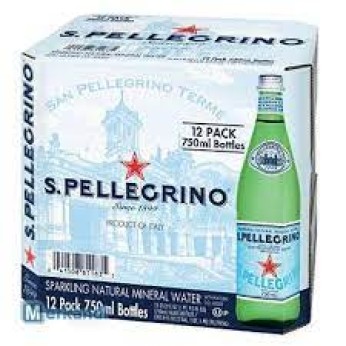 S.PELLEGRINO ΑΝΘΡ. ΦΥΣ.ΜΕΤΑΛ.ΓΥΑΛΙ 15Χ750ml (1TEM/KIB)