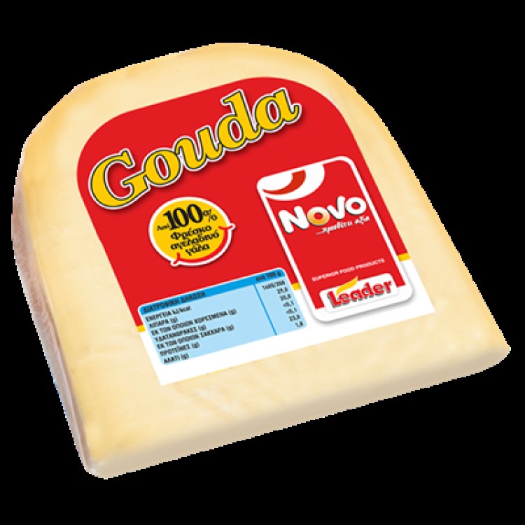 GOUDA ΣΤΡΟΓΓΥΛΗ 300ΓΡ NOVO