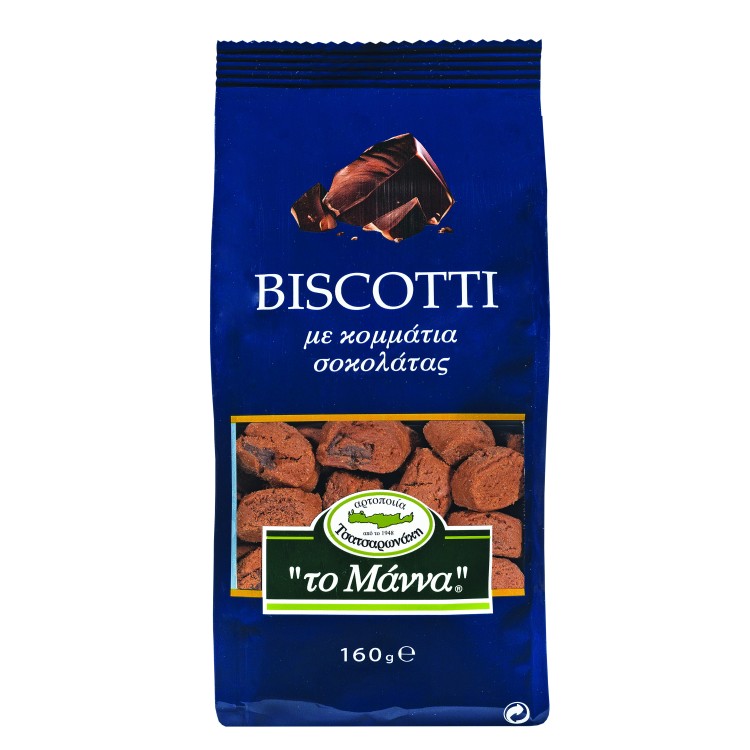 ΤΟ ΜΑΝΝΑ BISCOTTI ΣΟΚΟΛΑΤΑ 160ΓΡ