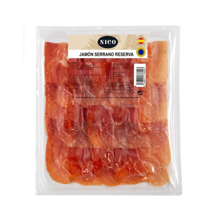 JAMON SERRANO RESERVA NICO ΦΕΤΕΣ 75GR