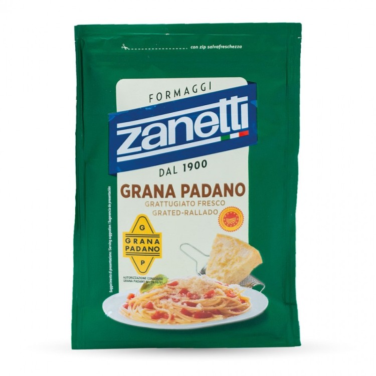 ΤΥΡΙ ΤΡΙΜΜΕΝΟ GRANA PADANO 100ΓΡ ΦΑΚ ΖΑΝΕΤ ΙΤΑΛ