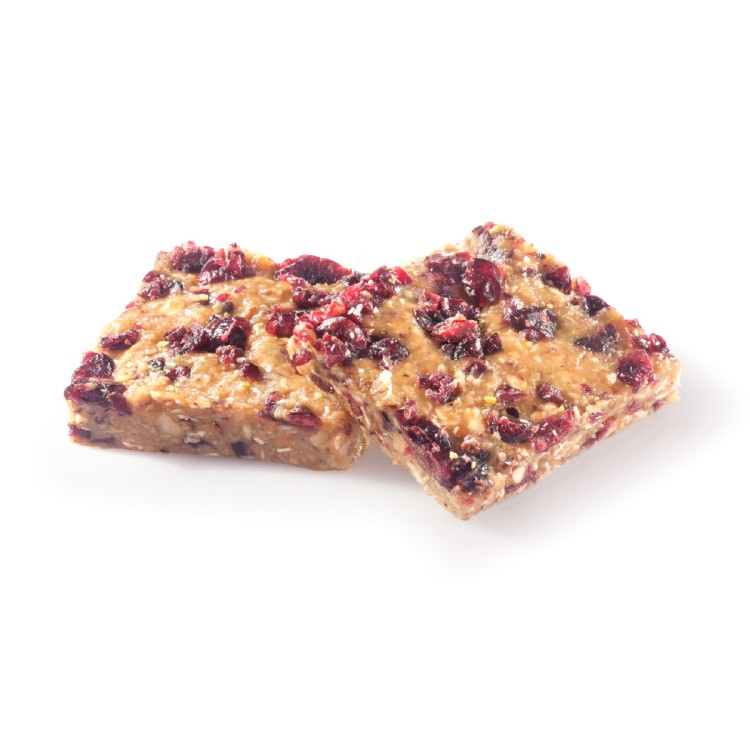 ΡΟΔΟΥΛΑ ENERGY BAR ΤΕΤΡΑΓΩΝΗ ΦΥΣΤΙΚΟΒΟΥΤΥΡΟ-CRANBERRY 48ΤΕΜ