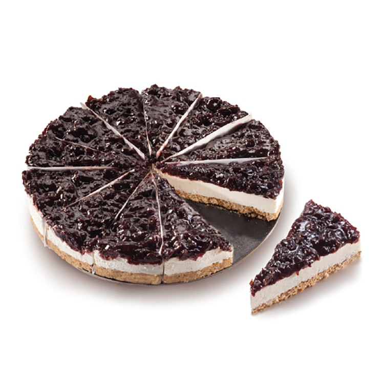 ΡΟΔΟΥΛΑ ΤΟΥΡΤΑ CHEESH CAKE ΜΑΥΡΟΚΕΡΑΣΟ PRECUT