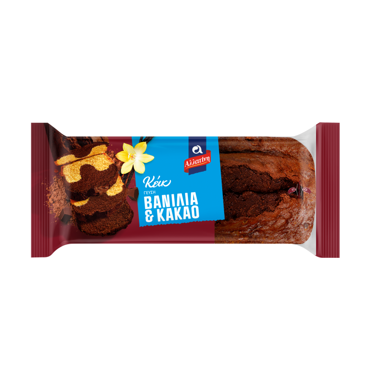 ΑΛΛΑΤΙΝΗ ΚΕΙΚ ΒΑΝΙΛΙΑ ΜΕ ΚΑΚΑΟ 375gr