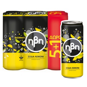 HBH ΣΟΔΑ ΛΕΜΟΝΙ SLK 6Χ330ML (4X6KIB) 5+1