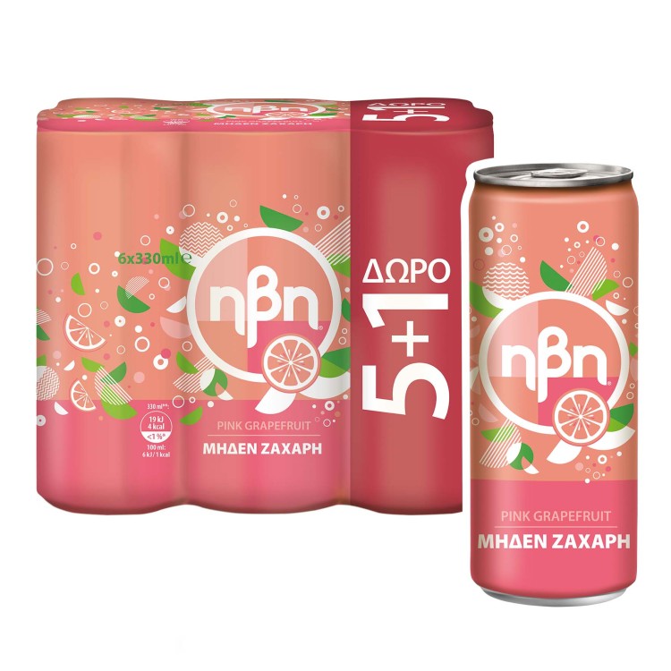 HBH PINK GRAPEF SLK 6Χ330ML (4X6KIB) 5+1