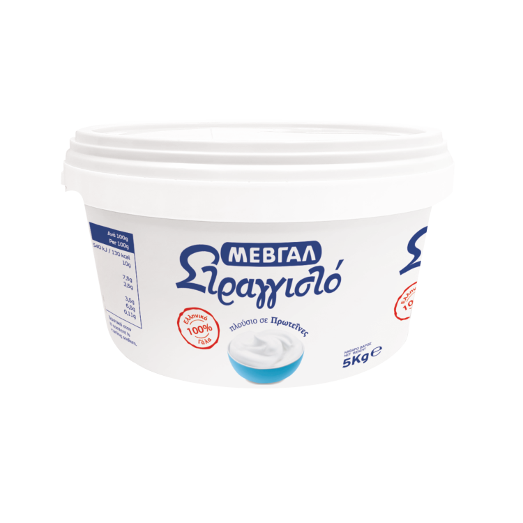 ΜΕΒΓΑΛ ΓΙΑΟΥΡΤΙ  ΣΤΡΑΓΓΙΣΤΟ 10% 5kg
