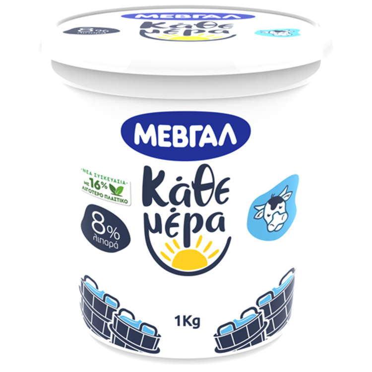 ΜΕΒΓΑΛ ΕΠΙΔΟΡΠΙΟ  ΓΙΑΟΥΡΤΙΟΥ ΚΑΘΕ  ΜΕΡΑ  8% 1 kg