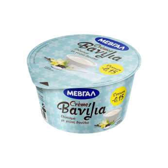ΜΕΒΓΑΛ ΚΡΕΜΑ ΒΑΝΙΛΙΑ 150gr  -0,15€