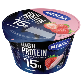 ΜΕΒΓΑΛ HIGH PROTEIN ΕΠΙΔΟΡΠΙΟ ΣΤΡΑΓΓΙΣΤΟΥ ΓΙΑΟΥΡΤΙΟΥ ΦΡΑΟΥΛΑ 170g