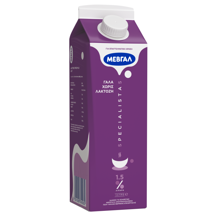 ΜΕΒΓΑΛ SPECIALISTAS ΓΑΛΑ FREELACT 1,5% 1lt 