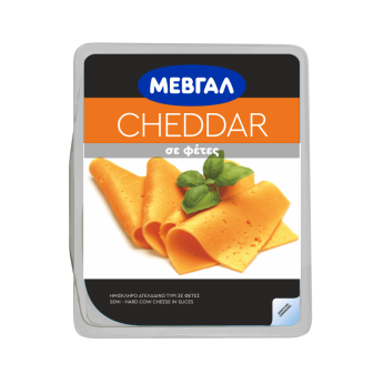 ΜΕΒΓΑΛ CHEDDAR ΣΕ  ΦΕΤΕΣ 200gr
