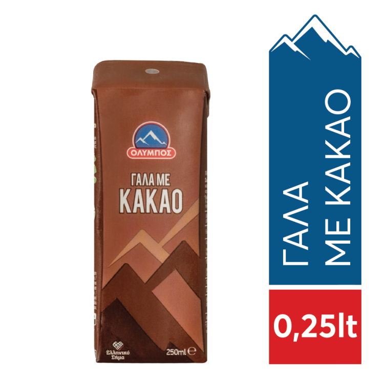 ΟΛΥΜΠΟΣ ΓΑΛΑ ΜΕ ΚΑΚΑΟ  3,6% 250ml