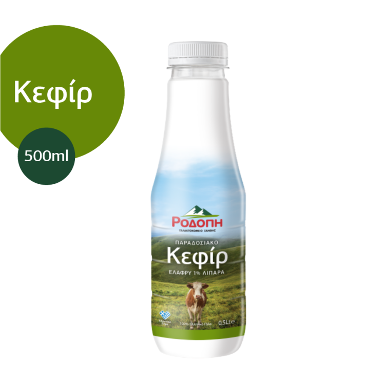 ΡΟΔΟΠΗ ΚΕΦΙΡ PET 1%  500ml