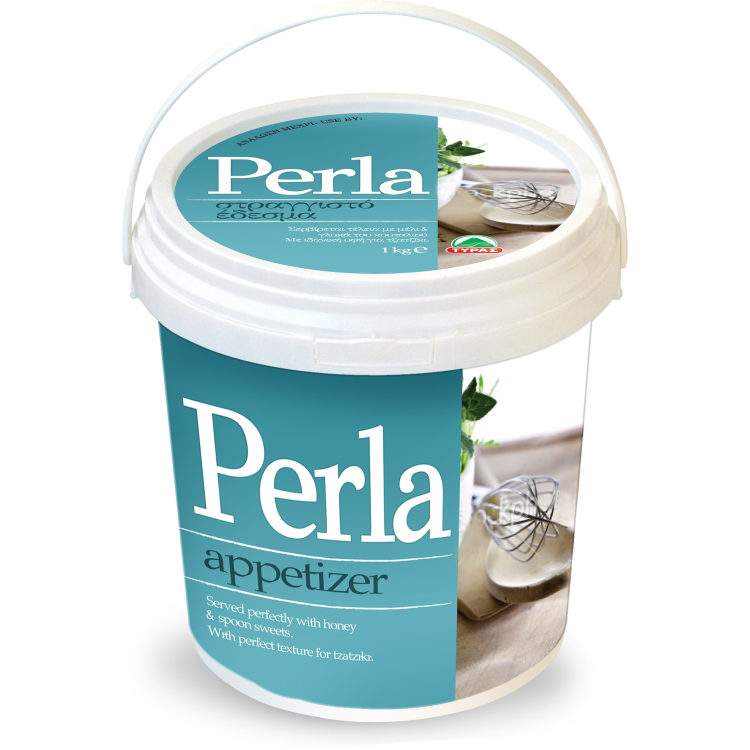  ΤΥΡΑΣ  PERLA  ΕΔΕΣΜΑ ΓΙΑΟΥΡΤΙΟΥ 10% 900g