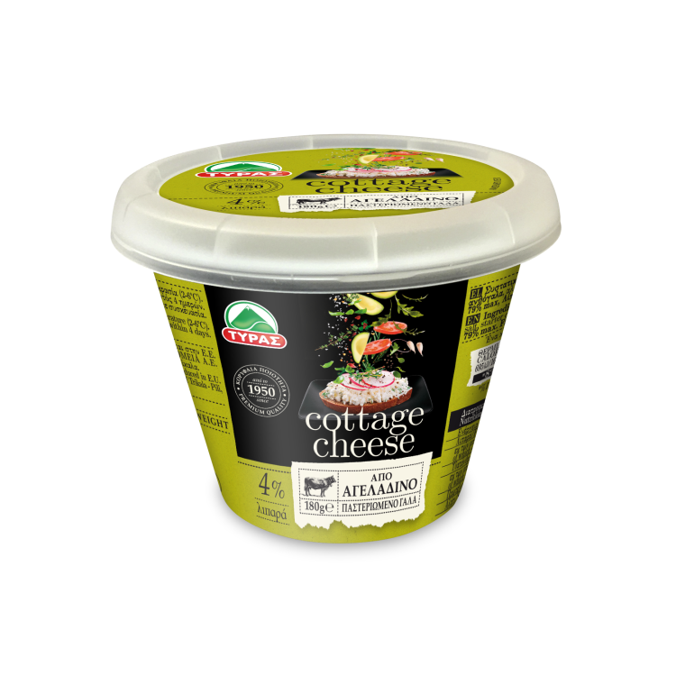 ΤΥΡΑΣ ΤΥΡΙ COTTAGE 4% ΛΙΠΑΡΑ 180g