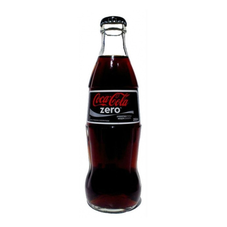 COCA COLA ZERO ΓΥΑΛΙ 250ml (24X250ml)