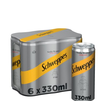 SCHWEPPES ΣΟΔΑ SLK 330ml (4X6pack)