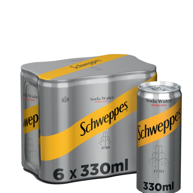SCHWEPPES ΣΟΔΑ SLK 330ml (4X6pack)