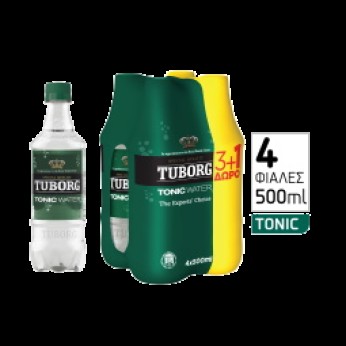TUBORG TONIC WATER 500ml (6X4pack) 3+1