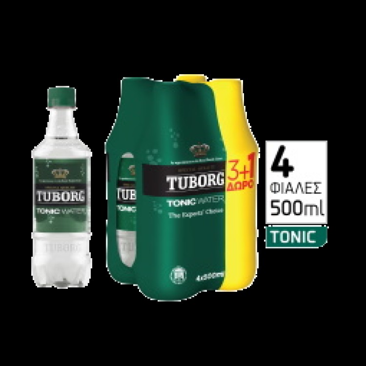 TUBORG TONIC WATER 500ml (6X4pack) 3+1