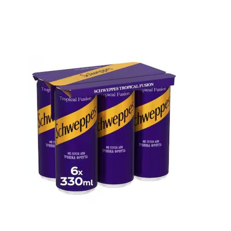 SCHWEPPES TROPICAL 330ml (4X6pack)