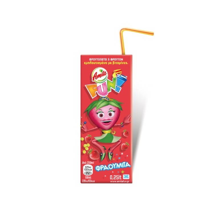 ΑΜΙΤΑ FUN RED 250ml (4x6pack)