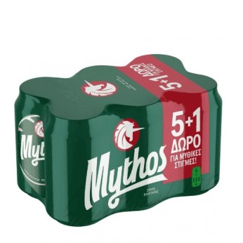 ΜΥΘΟΣ ΚΟΥΤΙ 4Χ6pack 330ml 5+1