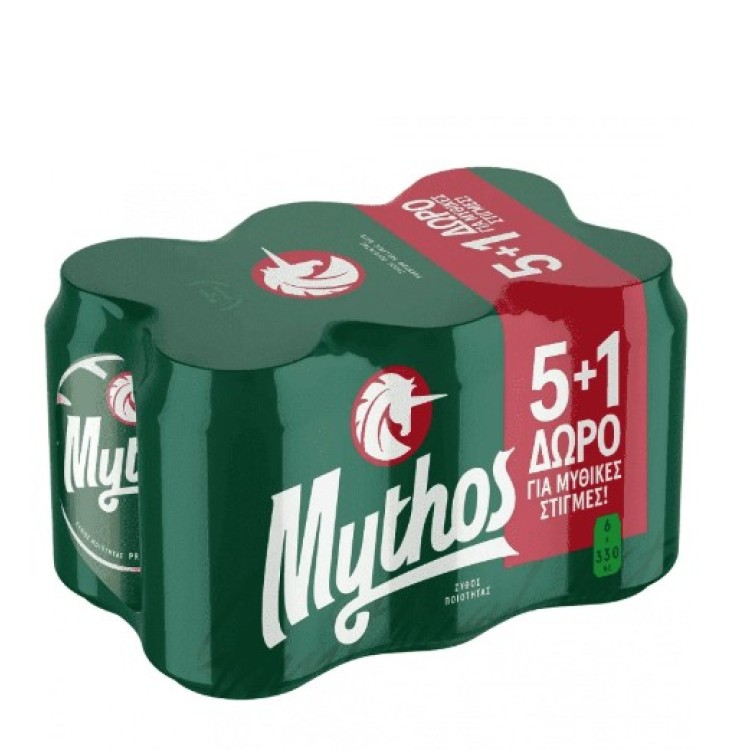 ΜΥΘΟΣ ΚΟΥΤΙ 4Χ6pack 330ml 5+1