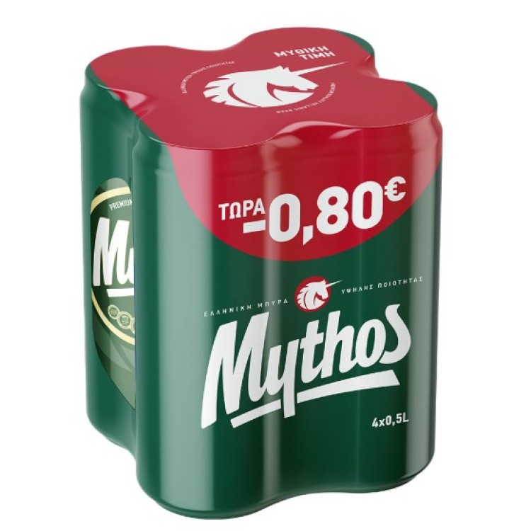 ΜΥΘΟΣ ΚΟΥΤΙ 6Χ4pack 500ml -0.80€